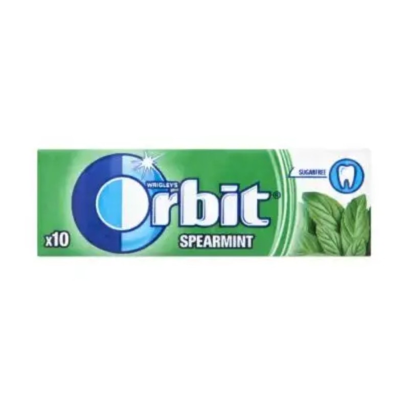 Set 8 x Guma de Mestecat Orbit Spearmint, 14 g