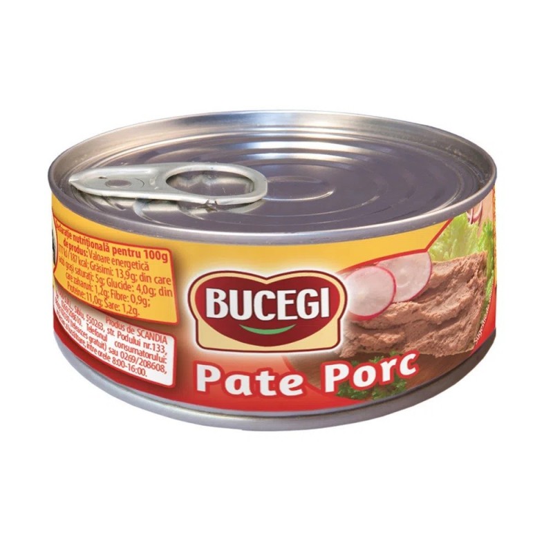 Set 8 x Pate de Porc Bucegi, 120 g