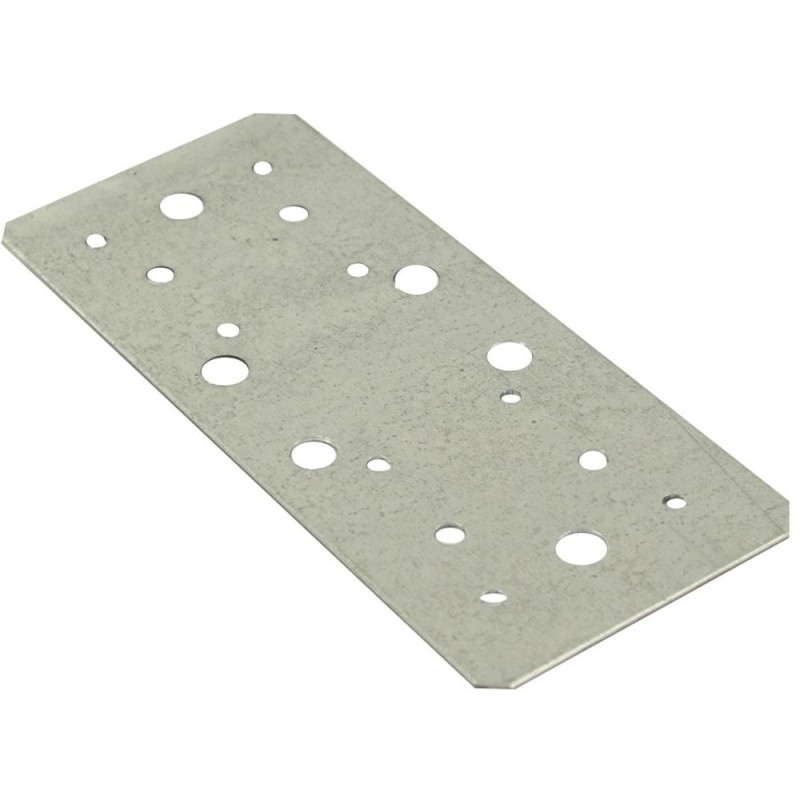 Set 8 x Placa din Otel, Perforata, 55 x 140 mm