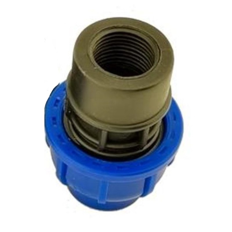 Set 8 x Racord Compresiune PEHD, Filet Interior, 20 mm x 1/2 inch, Z-tools