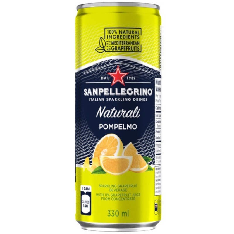 Set 8 x Suc de Grapefruit San Pellegrino Pompelmo, 330 ml