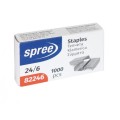 Set 9 x 1000 Capse 24/6, pentru 30 de Coli, Spree