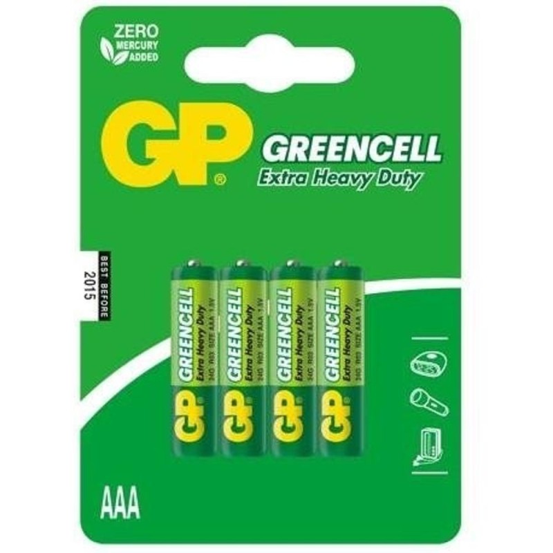 Set 9 x 4 Baterii Zinc Carbon GP, R3