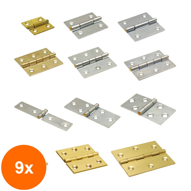 Set 9 x Balamale Aplicate Tip1 40x32-otel Zincat