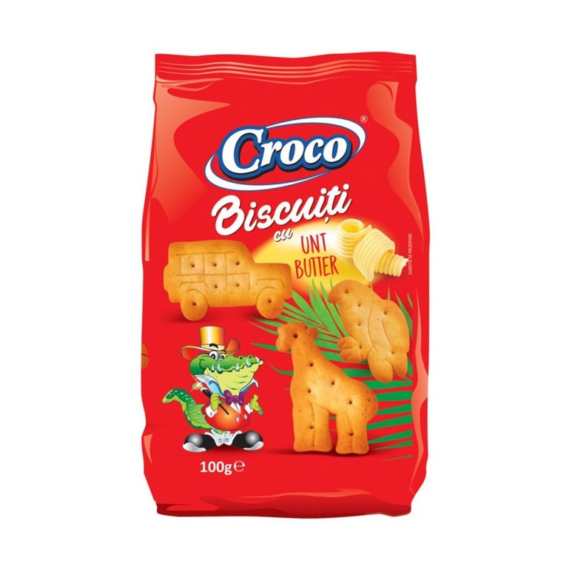 Set 9 x Biscuiti cu Unt Croco, 100 g