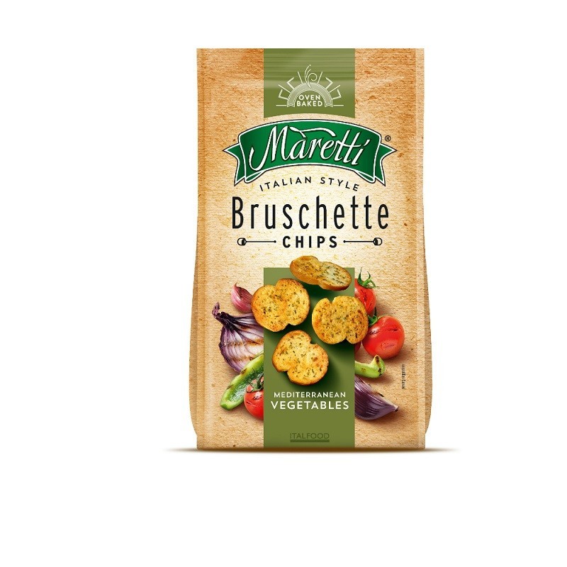 Set 9 x Bruschette Maretti cu Aroma de Legume Mediteraneene, 70 g