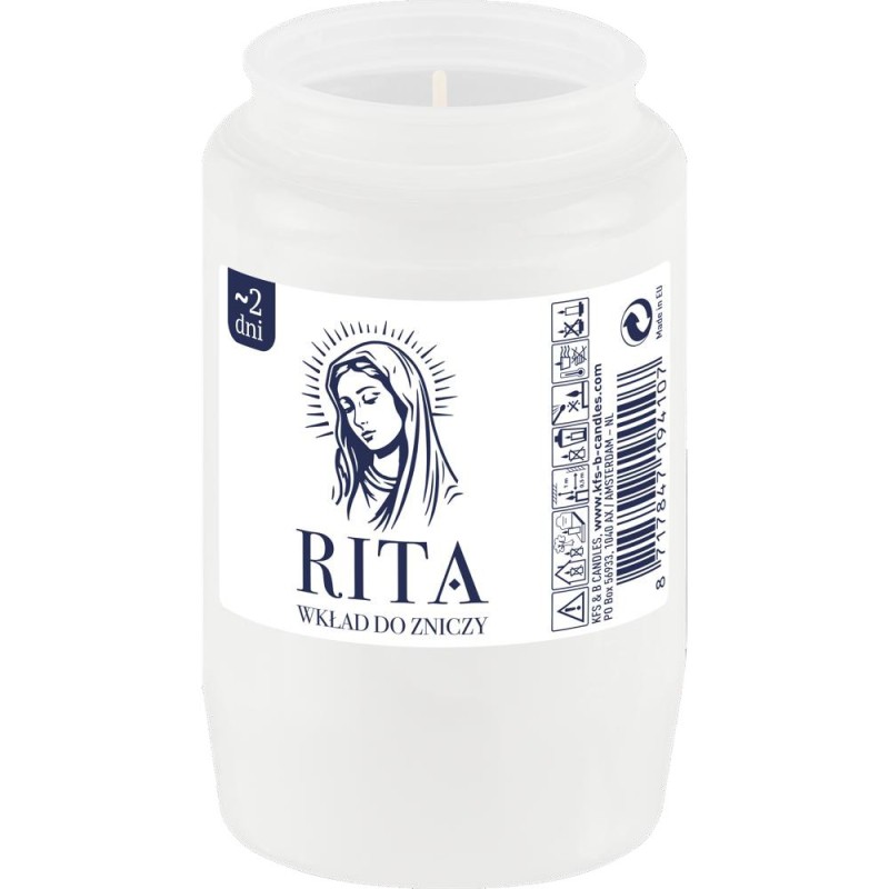 Set 9 x Candela Rezerva Nr. 3 Alba, Bolsius