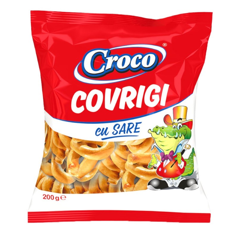 Set 9 x Covrigi cu Sare Croco, 200 g