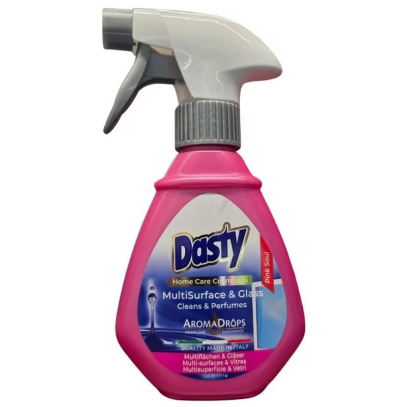 Set 9 x Detergent Geamuri si Multisuprafete Dasty Pink, 240 ml