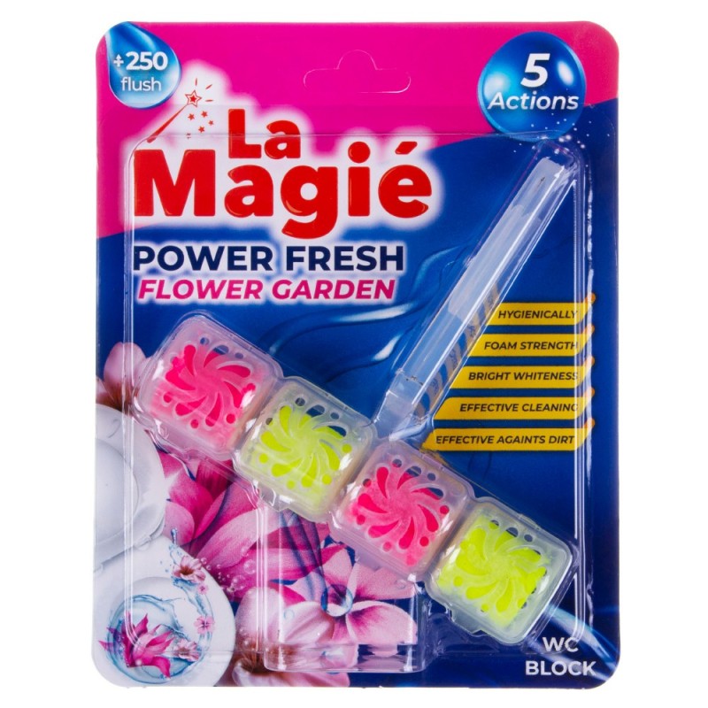 Set 9 x Odorizant pentru Toaleta Mike La Magie, Flower Garden, 40 g