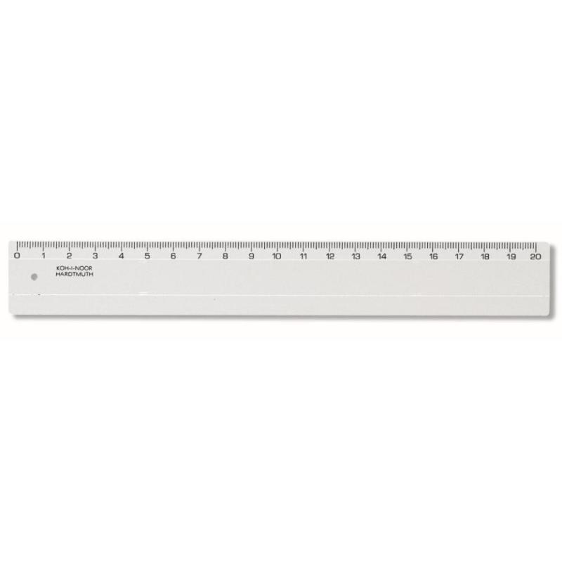 Set 9 x Rigla Plastic Transparent, 20 cm