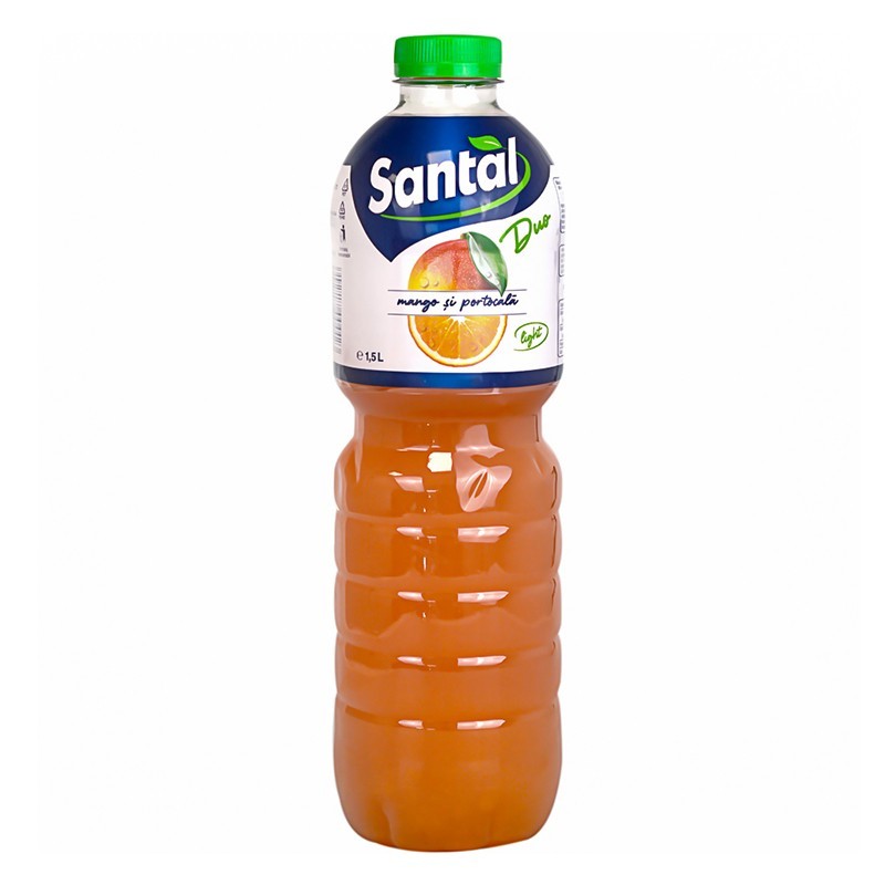 Set 9 x Suc de Mango si Portocala Santal Duo Light, 1.5 l