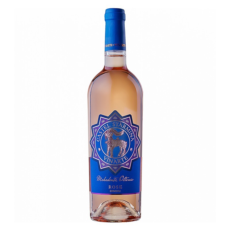 Set 9 x Vin Castel Starmina Vinarte, Rose Demisec 0.75 l