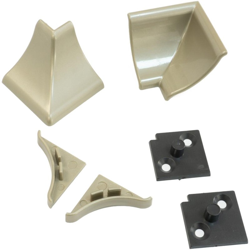 Set Accesorii Inaltator Blat Concav, Finisaj Inox