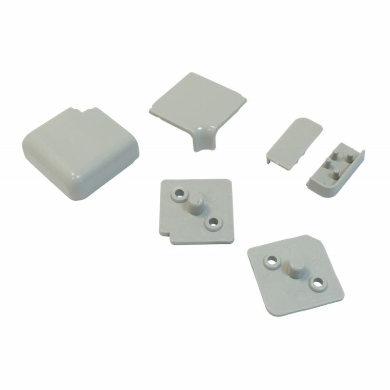 Set Accesorii Orizontale Inaltator Blat Rectangular, Finisaj Aluminiu