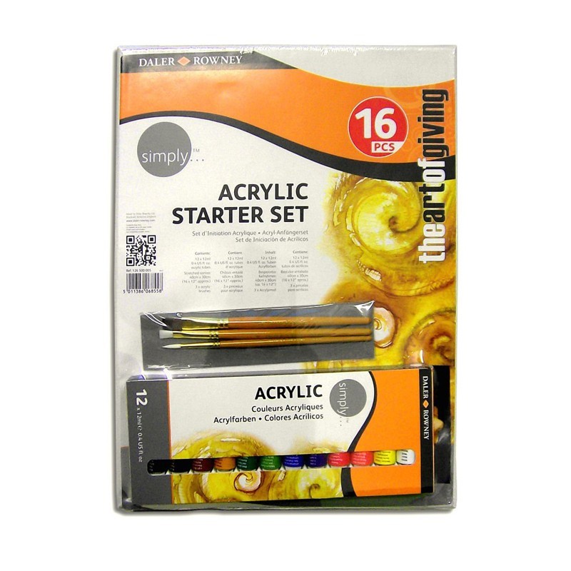 Set Acrilic Starter Simply Daler Rowney