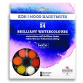 Set Acuarela, 24 Culori Stralucitoare