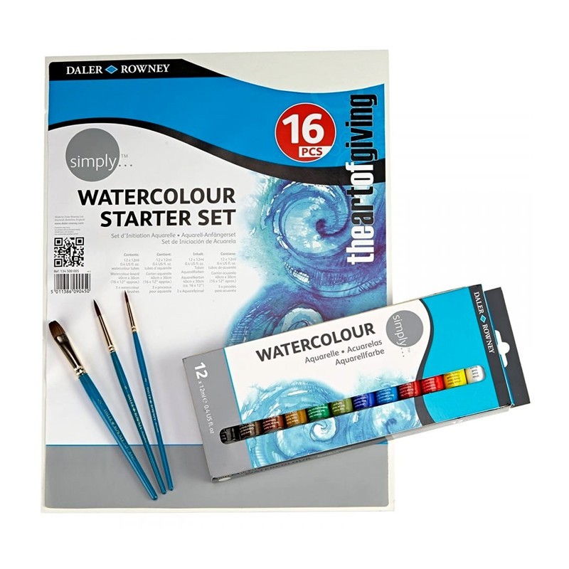 Set Acuarela Starter Simply Daler Rowney