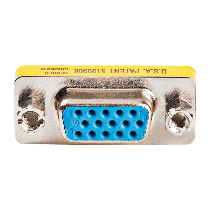 Set Adaptor D-SUB Mini VGA 15 Pini Mama - 15 Pini Mama, 25 Bucati, Nedis