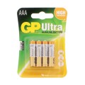 Set Baterii Alcaline AAA R3, GP Ultra, 4 Bucati