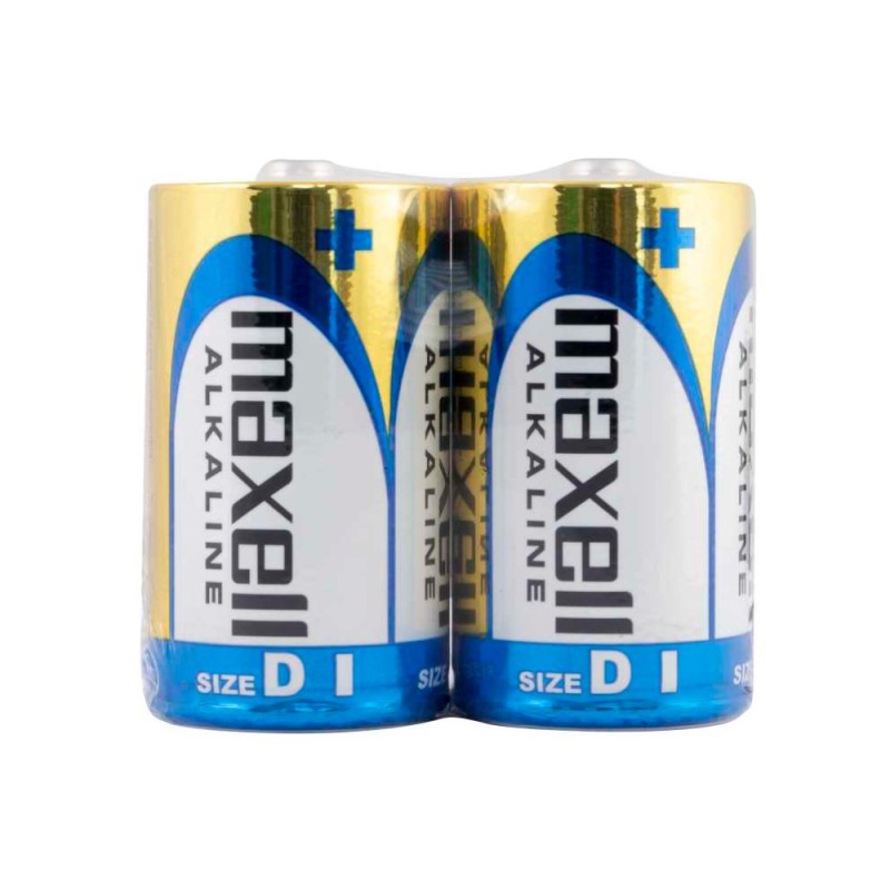 Set Baterii Alcaline LR20 D Maxell, Infoliate, 2 Bucati