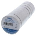 Set Benzi Izolatoare Well, Alb, 1.9 cm x 20 m, 10 Bucati