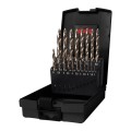 Set Burghie Flowstep 1.0, 10.0 mm, 0.5 mm, HSSE-Co5 DIN338, 19 Bucati