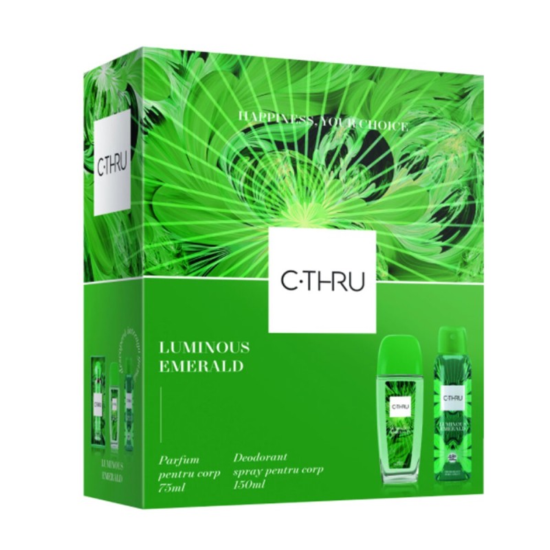 Set C-Thru Spray Parfumat de Corp 75 ml + Deodorant Spray 150 ml