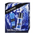 Set Cadou Barbati Bruno Banani Magic Man, Deodorant Natural Spray 75 ml, Gel de Dus 50 ml