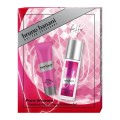 Set Cadou Femei Bruno Banani Pure Woman, Deodorant Natural Spray 75 ml, Gel de Dus 50 ml