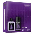 Set Cadou STR8 Game Lotiune dupa Barbierit 100 ml si Deodorant Spray pentru Corp, 150 ml