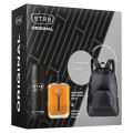 Set Cadou Str8 Original, Barbati, Apa de Toaleta 100 ml, Deodorant Spray 150 ml si Rucsac
