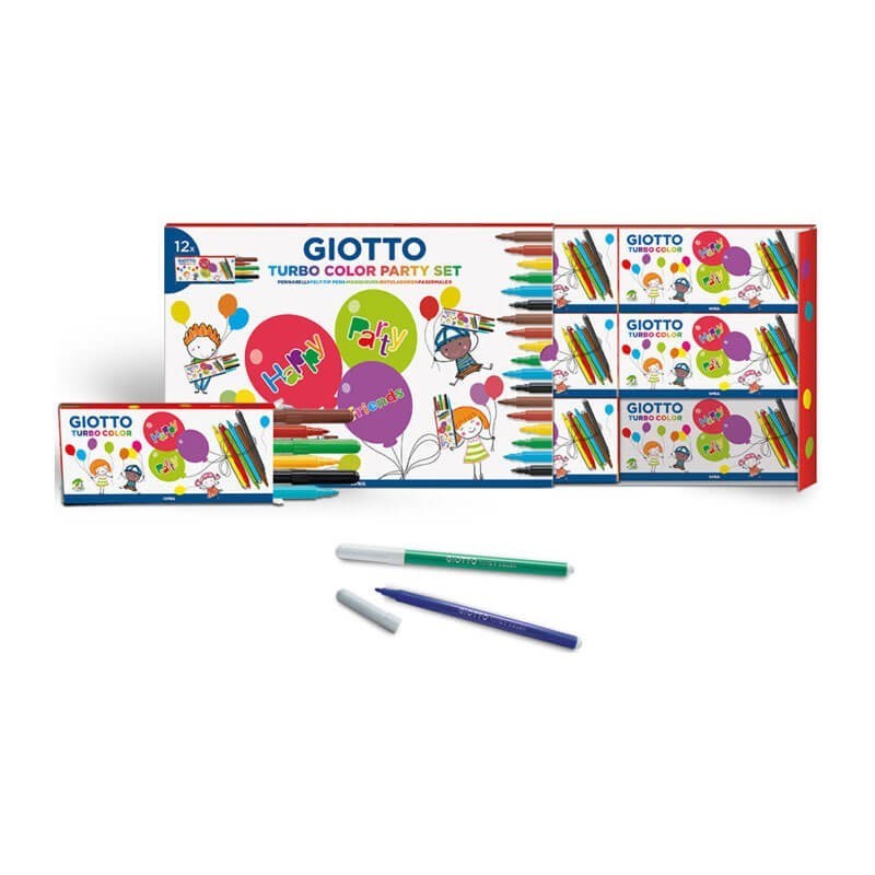 Set 12 Carioci Turbo Party Gift Giotto