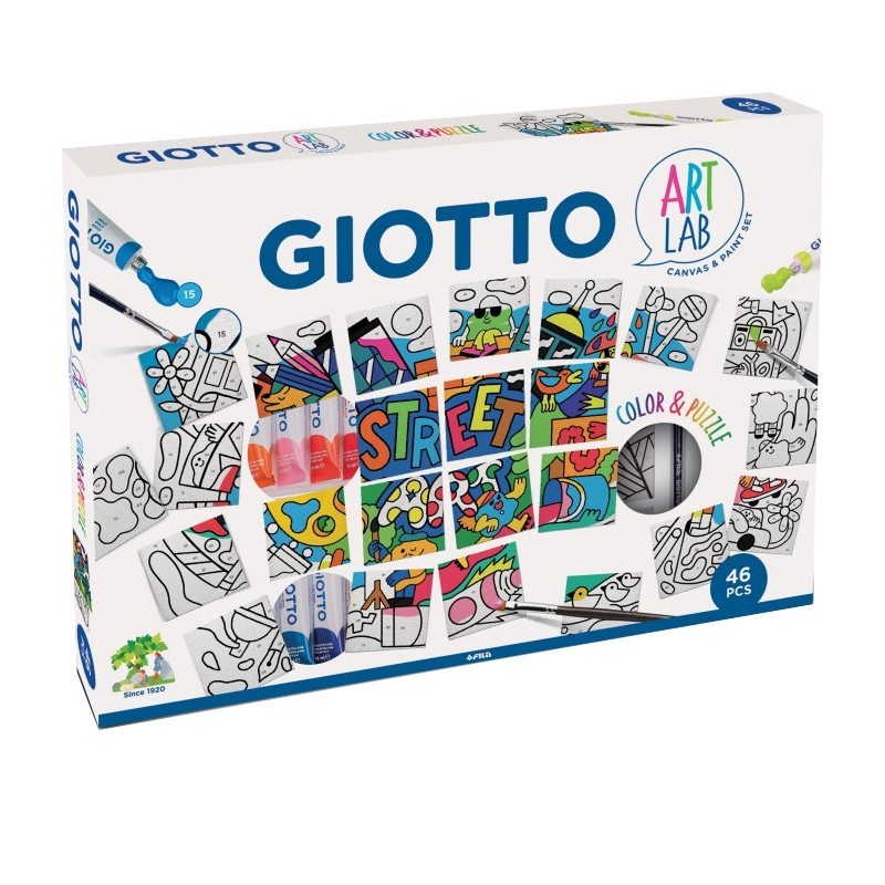 Set Creativ Color & Puzzle Art Lab Giotto