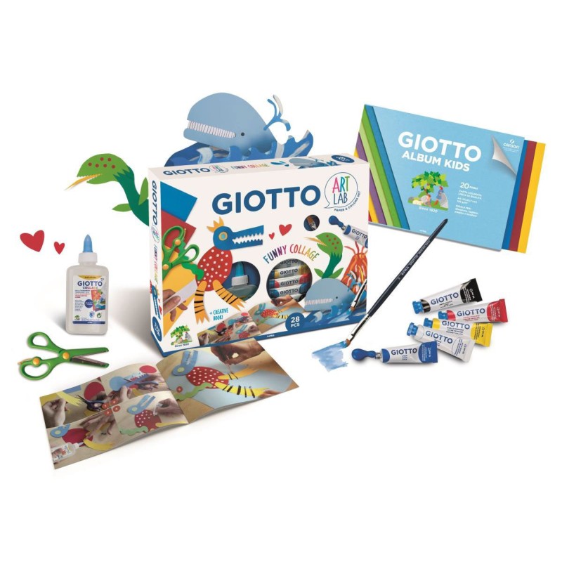 Set Creativ Funny Collage Art Lab Giotto