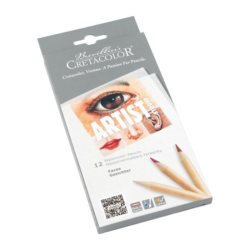 Set Creioane Acuarela Artist Faces Cretacolor