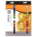 Set Culori Acrilice Simply Daler Rowney, 24 Tuburi x 12 ml