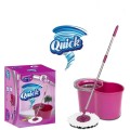 Set Curatenie Parex Quick, Galeata si Mop Rotativ, 17 l, Roz