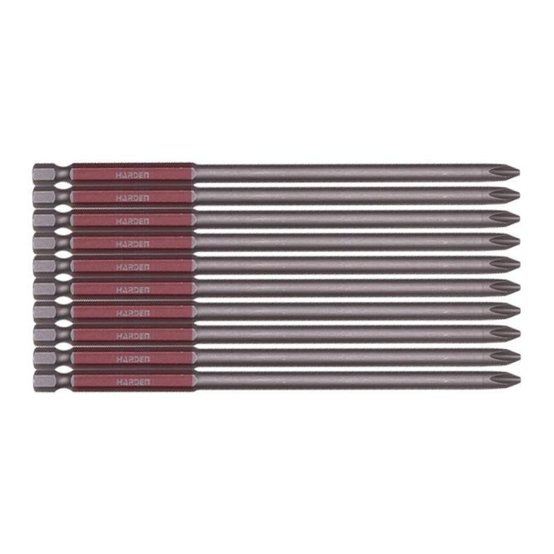 Set de 10 Bits PH2, 300 mm, Industrial, Harden