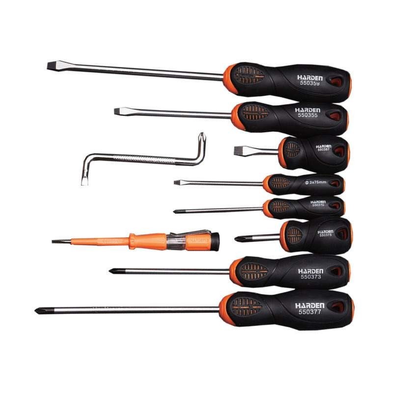 Set de 10 Surubelnite, Profesional, Harden