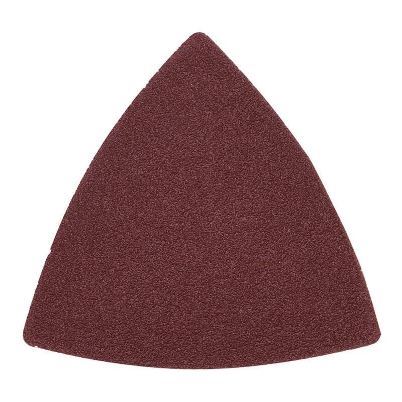 Set de 10 Triunghiuri Abrazive cu Velcro fara Orificii, Profesional, Harden, 83 x 83 x 83 mm, Granulatie 40