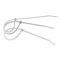 Set de 100 Coliere din Nylon, Harden, 300 x 3.4, Alb
