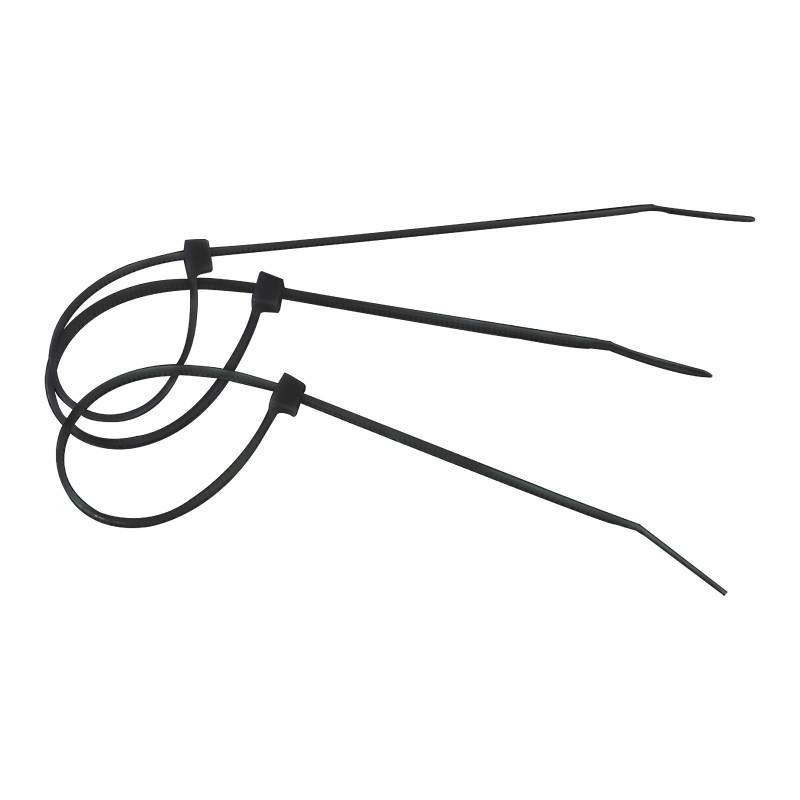 Set de 100 Coliere din Nylon, Harden, 300 x 3.4, Negru