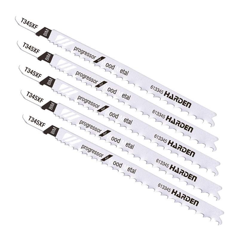 Set de 5 Panze de Fierastrau Pendular, T345XF, Industrial, Harden