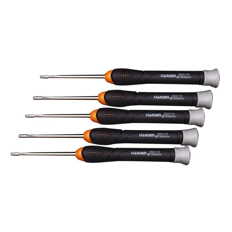 Set de 5 Surubelnite de Precizie, Torx, Profesional, Harden, T4 x 50 mm