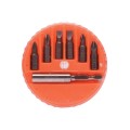Set de 7 Bits, Slot, Philips, Pozidriv, 25 mm, Harden