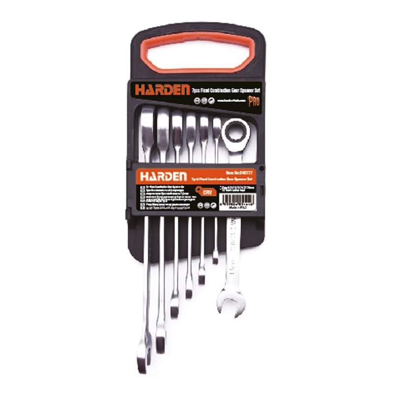 Set de 7 Chei Combinate Rotative-Fixe - H14, Industrial, Harden