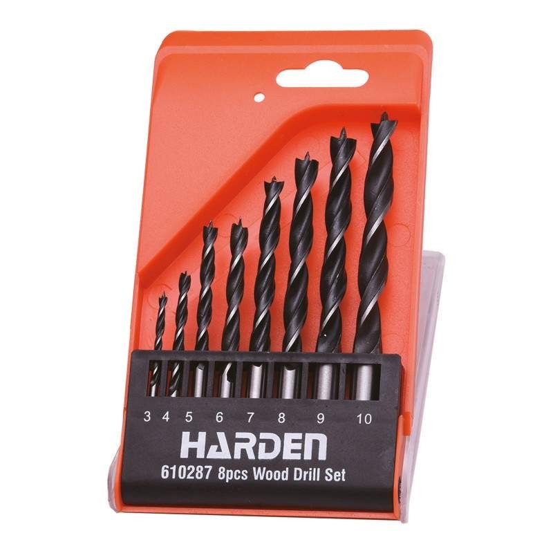 Set de 8 Burghie pentru Lemn, Harden