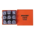 Set de 9 Cifre pentru Marcare, Profesional, Harden, Dimensiuni 10 mm