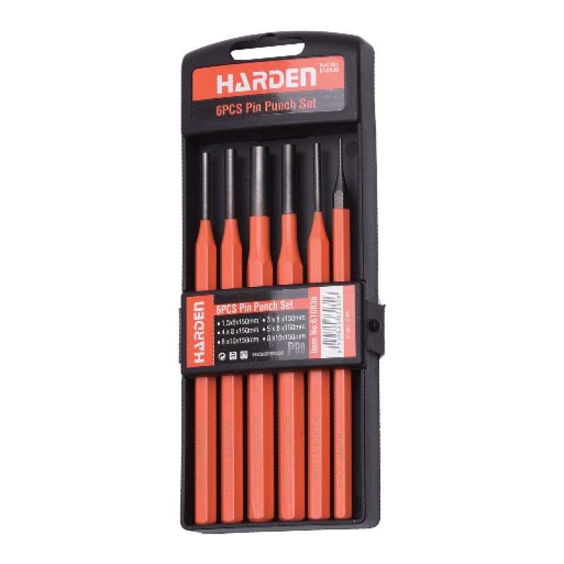 Set de Punctatoare, Dalti si Priboaie - H36, 6 piese, Profesional, Harden